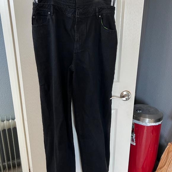 ADIDAS ORIGINALS X KSENIASCHNAIDER BOXER SHORT JEANS - Picture 4 of 6